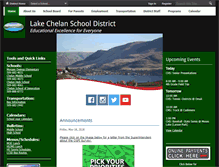 Tablet Screenshot of chelanschools.org
